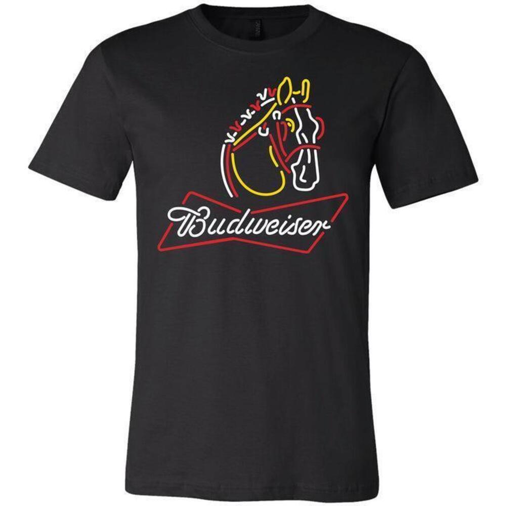 Neon Budweiser Clydesdales Tshirt
